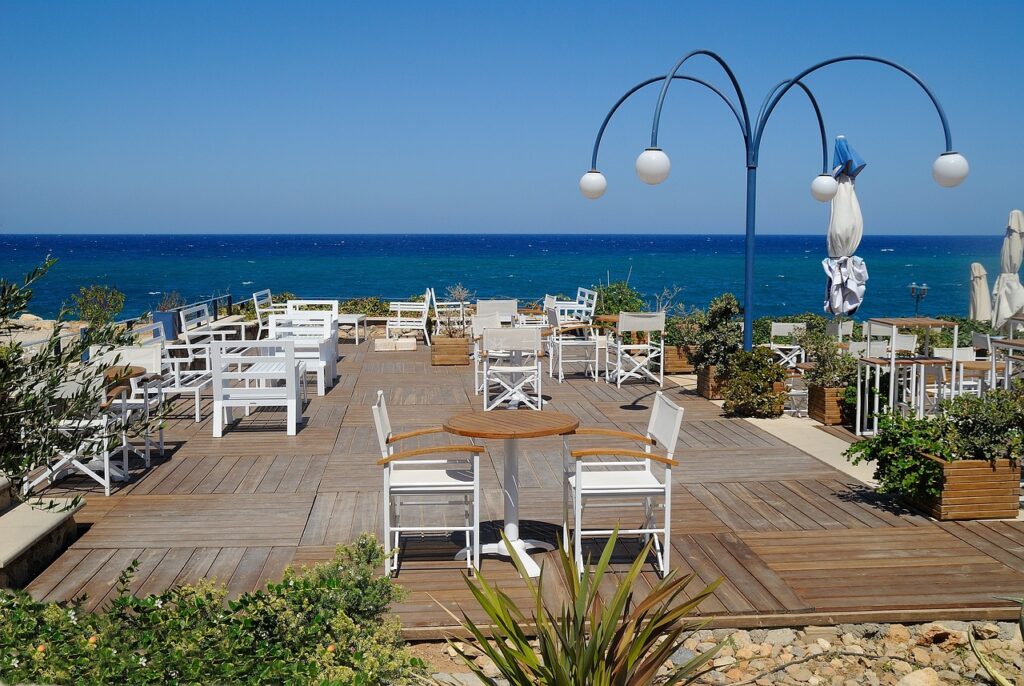 crete, rethymno, sea