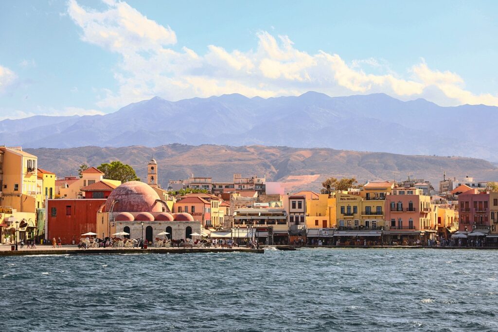buildings, port, sea