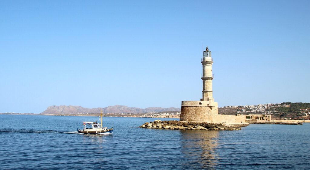 port, lighthouse, nature